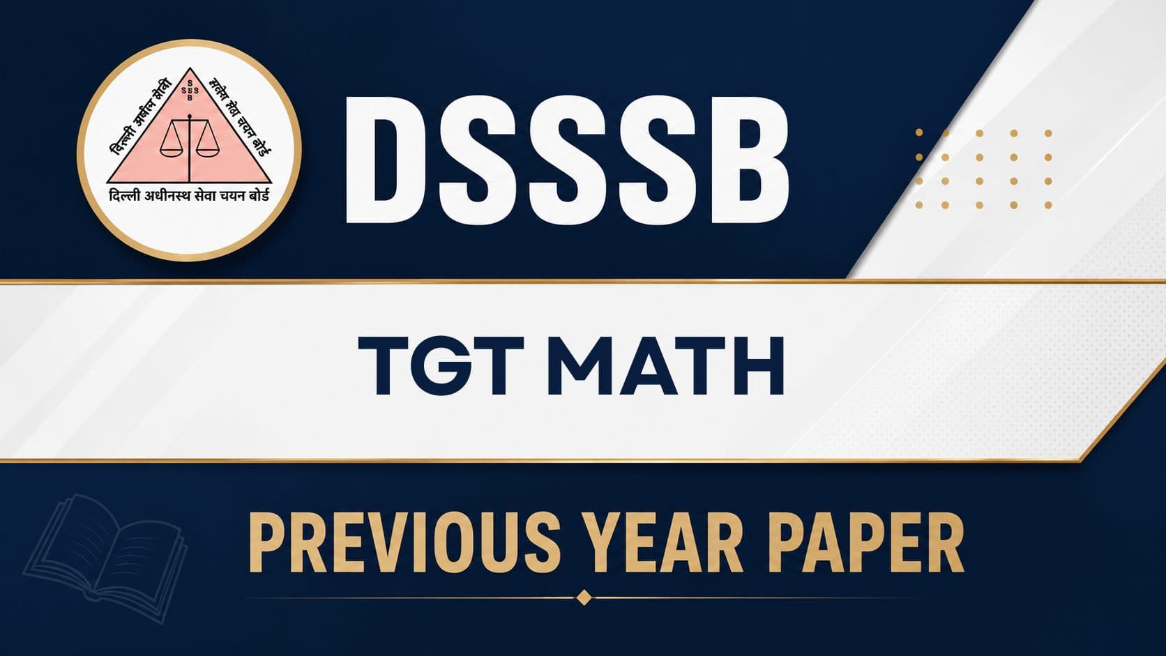 DSSSB TGT Math